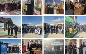 مراسم نمادین روشن نمودن و حمل مشعل بازی‌های المپیاد فرهنگی-ورزشی «کار و تلاش»